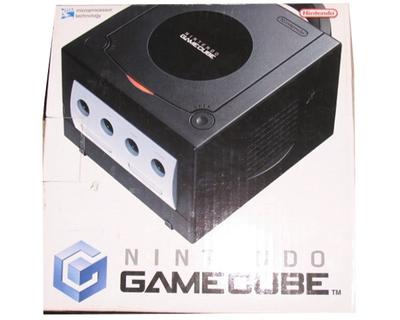 GameCube (Sort) (DOL-001) m. 1 joypad  m. kasse og manual