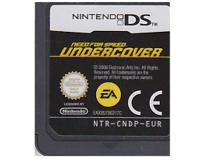 Need for Speed : Undercover u. kasse og manual (Nintendo DS)