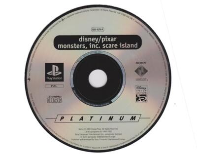 Monsters Inc : Skræmmeøen kun cd (platinum) (PS1)