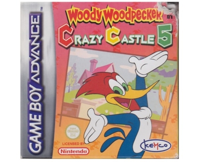 Woody Woodpecker : Crazy Castle 5 m. kasse og manual (GBA)