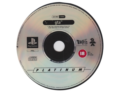 Grand Theft Auto (platinum) kun cd (PS1)