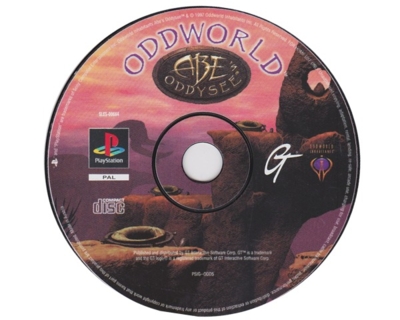 Oddworld : Abe's Oddysee kun cd (PS1)