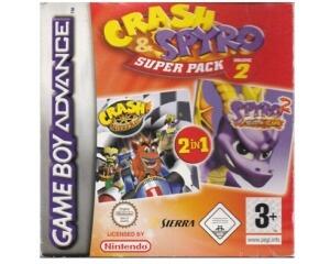 Crash & Spyro Superpack vol 2 m. kasse og manual (GBA)