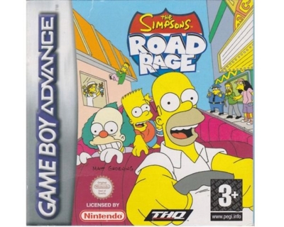 Simpsons : Road Rage m. kasse og manual  (GBA)