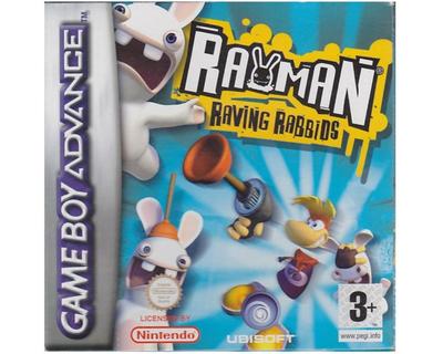 Rayman Raving Rabbids m. kasse og manual (GBA)