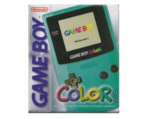 Game Boy Color (GBC) turkis (scn) m. kasse og manual
