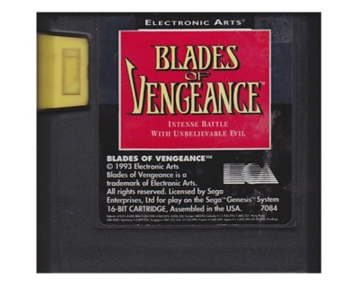Blades of Vengeance (SMD)