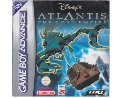 Atlantis : The lost Empire m. kasse og manual (GBA)