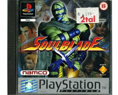 Soulblade u. manual (platinum)  (PS1)