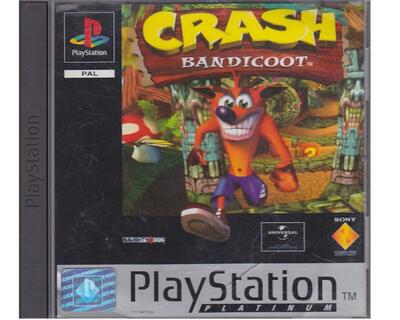 Crash Bandicoot (platinum) u. manual  (PS1)