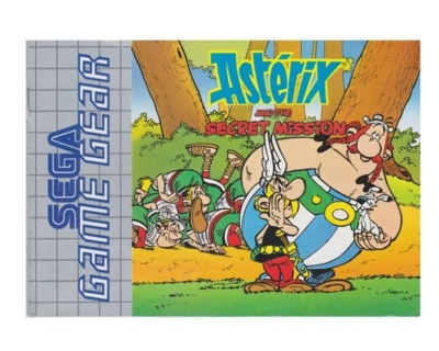 Asterix and the Secret Mission m. manual (Game Gear)