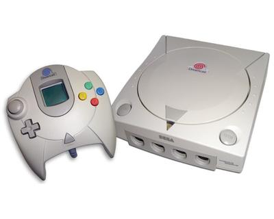 Dreamcast m. 1 pad (misfarvet)