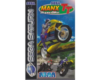 Sega Manx Super Bike TT m. kasse og manual (Saturn)