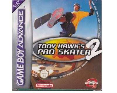 Tony Hawk´s Pro Skater 2 m. kasse og manual (GBA)