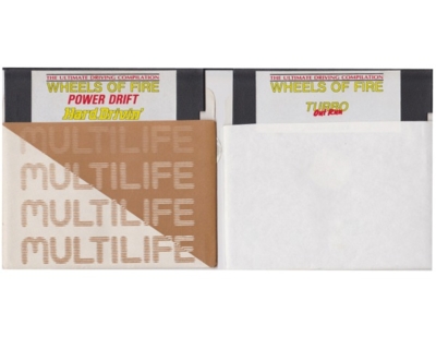 Ultimate Driving Compilation, The : Wheels of Fire (disk) kun disk (Commodore 64)