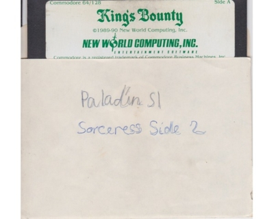 King's Bounty (disk) kun disk (Commodore 64)