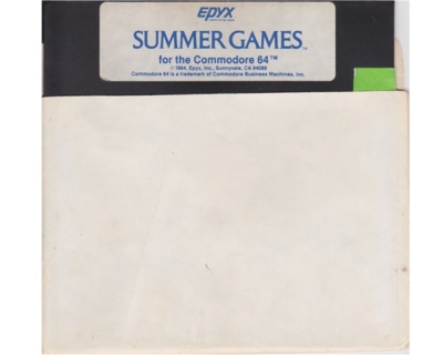 Summer Games (disk) kun disk (Commodore 64)
