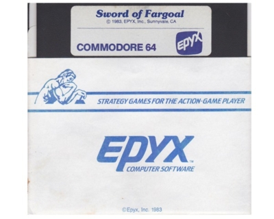 Sword of Fargoal (disk) kun disk (Commodore 64)