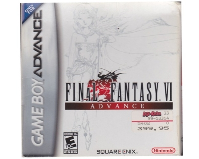 Final Fantasy VI Advance m. kasse (GBA)