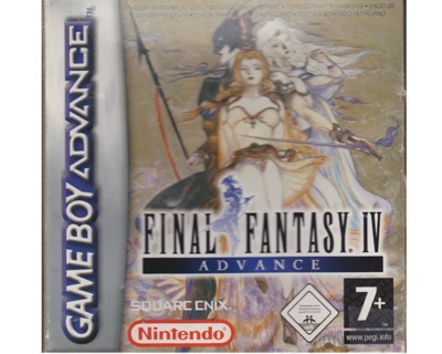 Final Fantasy IV Advance m. kasse og manual (GBA)