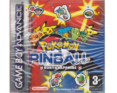 Pokemon Pinball : Ruby & Sapphire m. kasse og manual (GBA)