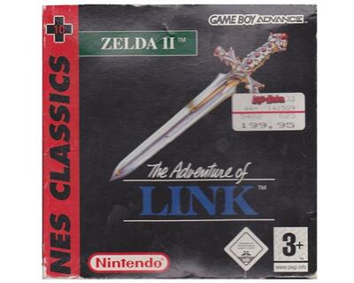 Zelda II : The Adventures of Link m. kasse og manual (GBA)