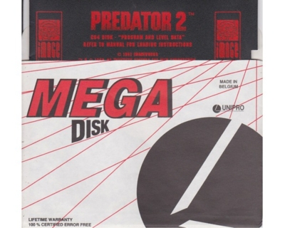 Predator 2 (disk) kun disk (Commodore 64)