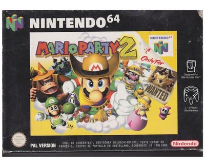 Mario Party 2 m. kasse og manual (N64)