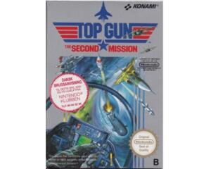 Top Gun Second Mission (DK) m. kasse og manual  (NES)