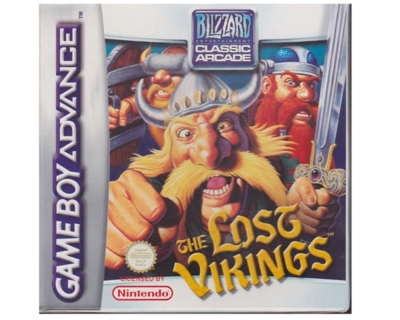 Lost Vikings, The m. kasse og manual (GBA)