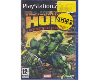 Hulk, The Incredible : Ultimate Destruction u. manual (PS2)
