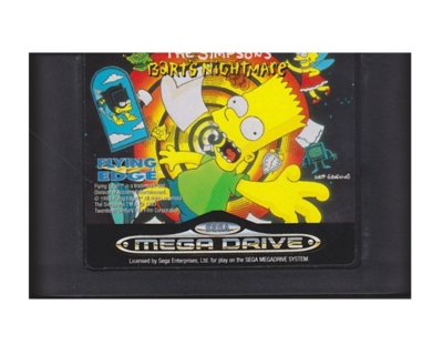Simpsons, The : Barts Nightmare (SMD)