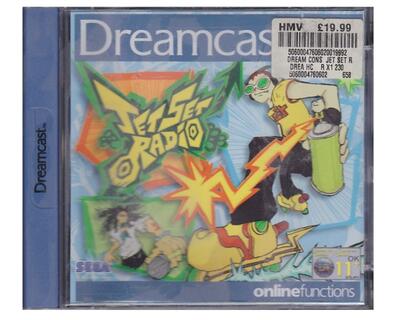 Jet Set Radio m. kasse og manual (forseglet) (Dreamcast)
