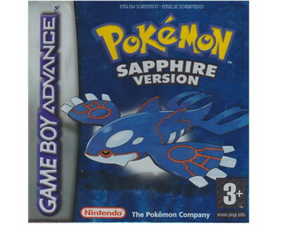 Pokemon : Sapphire Version m. kasse (GBA)