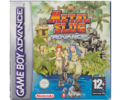 Metal Slug Advance m. kasse og manual (GBA)