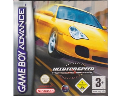 Need for Speed : Porsche Unleashed m. kasse og manual (GBA)