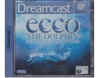 Ecco the Dolphin : Defender of the Future m. kasse og manual (Dreamcast)