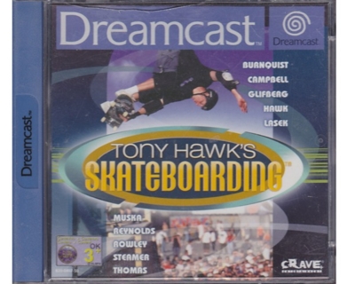 Tony Hawks Skateboarding m. kasse og manual (Dreamcast)