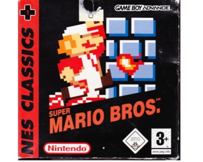 Super Mario Bros.  (nes classic) m. kasse og manual (GBA)