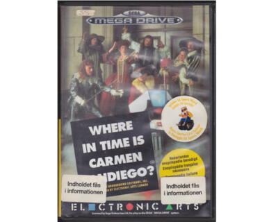 Where in Time is Carmen Sandiego m. kasse og manual (SMD)
