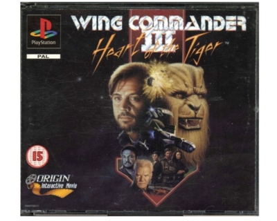 Wing Commander 3 : Heart of the Tiger u. manual (PS1)