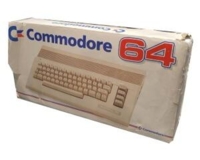 Commodore 64C m. 80' skin m. kasse (skadet) og manual
