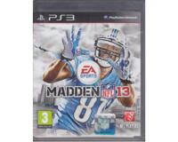 Madden 13 u. manual (PS3)