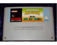 Super Mario All Stars / Super Mario World (kosmetiske fejl) (SNES) 