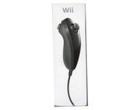 Wii Nunchuck Controller (sort) m. kasse og manual 