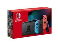 Nintendo Switch m. Neonrød/Neonblå Joy-Con (2019) (ny vare)