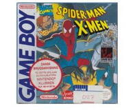 Spiderman Xmen (ukv) m. kasse og manual (+Dk kopi) (GameBoy)