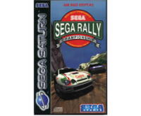 Sega Rally Championship m. kasse (skadet) og manual (Saturn)