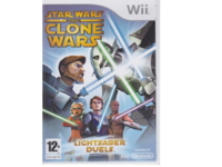 Star Wars : The Clone Wars : Lightsaber Duels (spansk kasse og manual) (Wii)