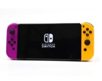 Nintendo Switch OLED m. gul/violet Joy-Con (brugt)